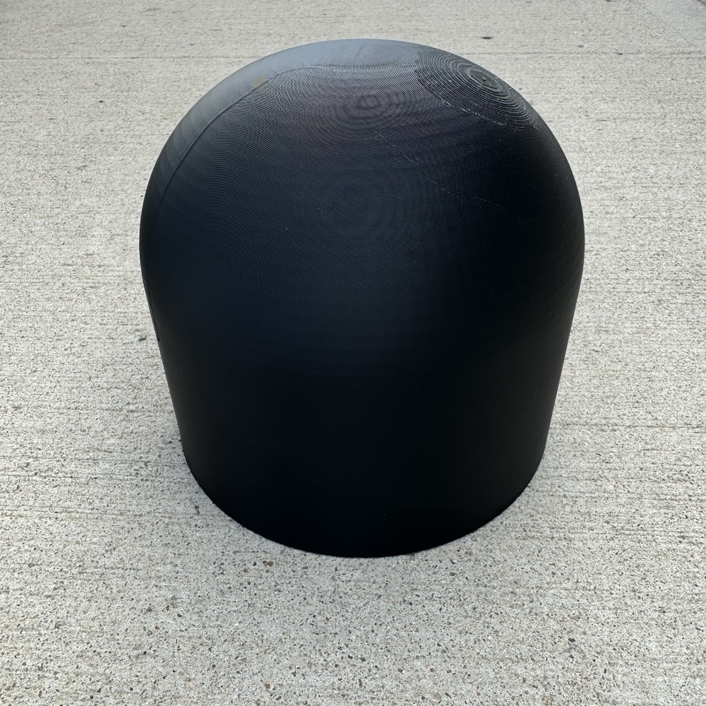 Round Top Snapback Hat Shaper/Block Custom 3D Printed New Photography Reseller